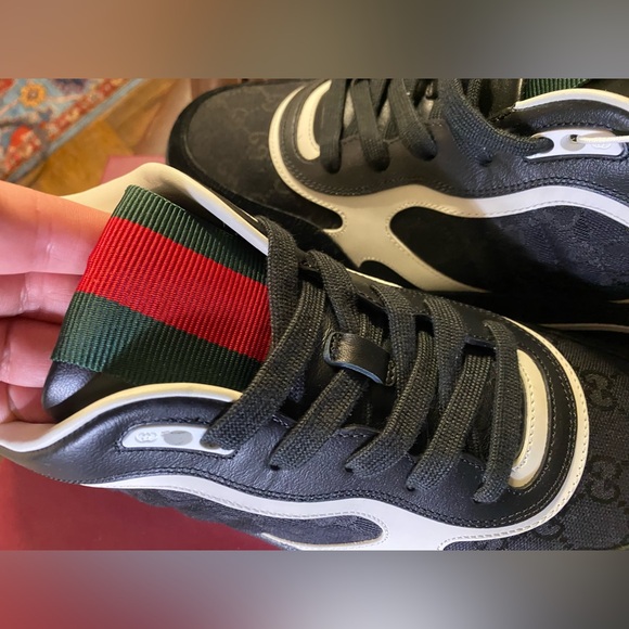 GUCCI RE-WEB Tennis SNEAKER - Picture 10 of 11